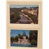 Image 6 : Decorative Art Lot: Framed Landscape, Framed Postcards, Blue Jay Plate