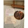 Image 4 : Collector Plate Set With Certificates and Wooden Rack