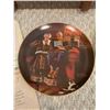 Image 5 : Collector Plate Set With Certificates and Wooden Rack