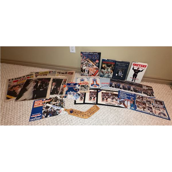Edmonton Oilers and Wayne Gretzky Memorabilia Collection