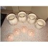 Image 6 : 4 Ceramic Floral Canisters With Lids