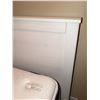 Image 7 : White Wooden Bed Frame With Organic Cotton Full Mattress