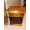 Image 2 : Wooden 6 Drawer Dresser and Matching Side Table Set