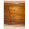 Image 4 : Wooden 6 Drawer Dresser and Matching Side Table Set