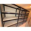 Image 1 : Three Wood and Metal Storage Shelves, Screw-Assembled
