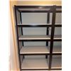 Image 2 : Three Wood and Metal Storage Shelves, Screw-Assembled