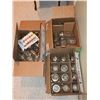Image 1 : Glass Canning Jars With Lids And Labels, 3 Boxes
