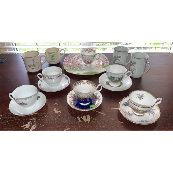Teacup and Mug Collection – Royal Albert, Royal Stafford, Royal Standard, and China