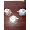 Image 15 : English Bone China Tea Cups and Saucers Lot