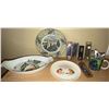 Image 1 : Collector Plate Lot, Decorative Platters & Vintage Souvenir Spoons