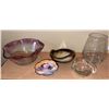 Image 1 : Five Decorative Bowls and Vases, Noritake, West Germany & Glass