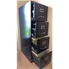 Image 5 : Black Office Chair and 4-Drawer Filing Cabinet
