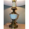 Image 6 : Brass and White Ceramic Table Lamps with Shades