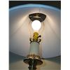 Image 7 : Brass and White Ceramic Table Lamps with Shades