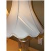 Image 9 : Cut Glass and Brass Table Lamps, 26 and 31 Inches Tall