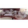 Image 1 : Cut Glass Serving and Tableware Collection