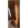 Image 4 : Solid Oak China Cabinet Hutch 52x18x82 Inches