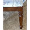 Image 4 : Wooden Side Chair With Upholstered Seat and Carved Backrest