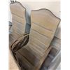 Image 2 : Four Metal Frame Patio Chairs with Fabric Sling Seats