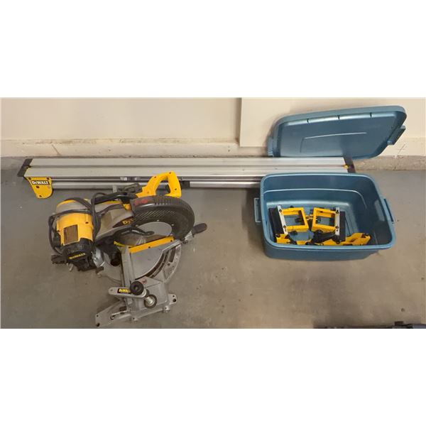 DeWalt Sliding Compound Mitre Saw With Stand and Brackets