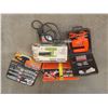 Image 1 : Black & Decker Power Tool Lot with Cases and Manuals