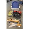 Image 1 : Hand Tools, Toolbox, Fastener Organizer, and Storage Tote