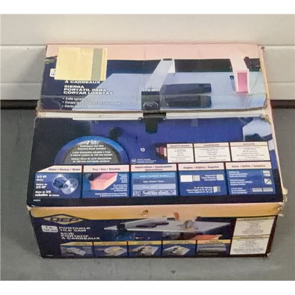 QEP 7-Inch Portable Tile Saw, Model 60090