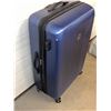 Image 3 : Delsey Large Blue Hardshell Spinner Suitcase with TSA Lock