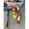 Image 3 : Garage Supplies, Tools, and Fire Extinguishers Lot
