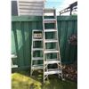 Image 1 : Aluminum Step Ladder and Extension Ladder Set