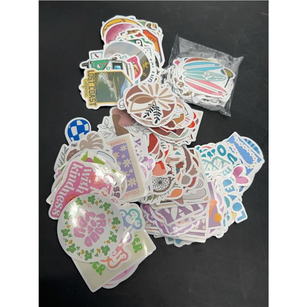 Large Mixed Lot of Assorted Stickers
