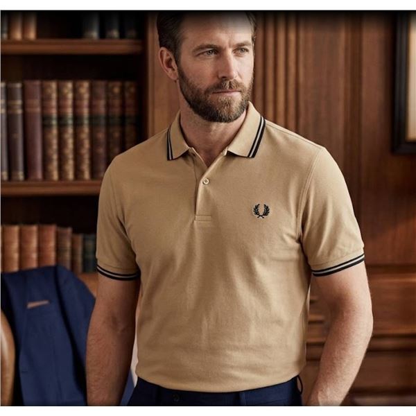 Fred Perry Tan Polo Shirt XL