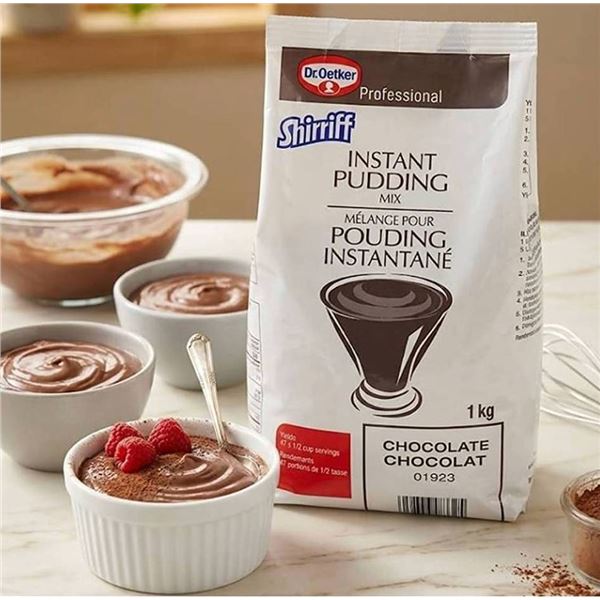 Dr. Oetker Shirriff Instant Chocolate Pudding 2 x 1Kg