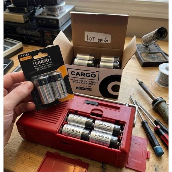 6-Pack Cargo C 1.5V Alkaline Batteries
