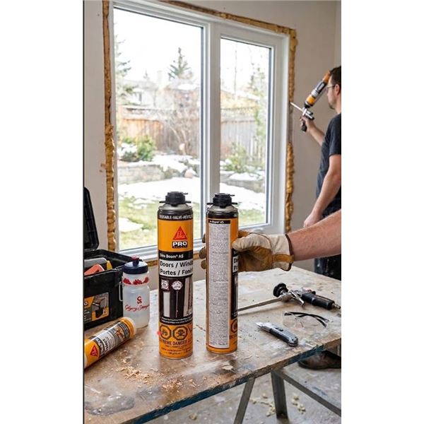 2 Cans Sika Boom AS Doors/Windows Foam
