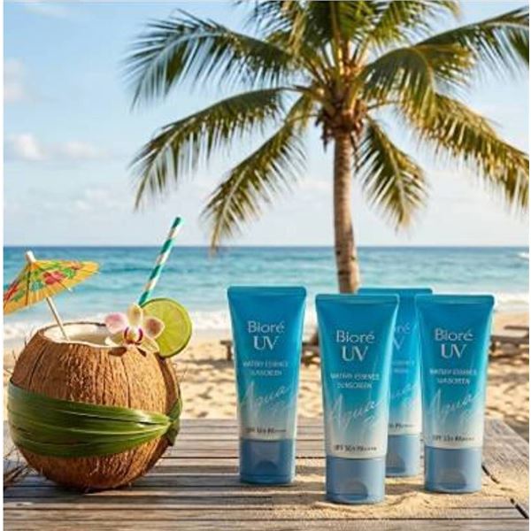 Biore UV Aqua Rich Moisturizer SPF 50 4-Pack