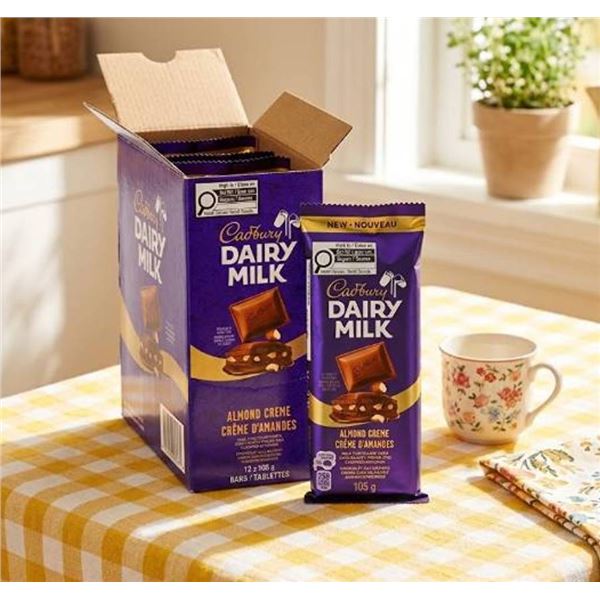 Cadbury Dairy Milk Almond Creme 12-Pack