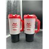 Image 3 : 2 Pilot Coffee 24 oz Travel Mugs