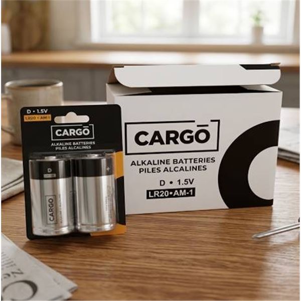 CargÅ D 1.5V Alkaline Batteries, 6 Packs