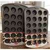Image 1 : 2 GoodCook 24 Cup Mini Muffin Pans
