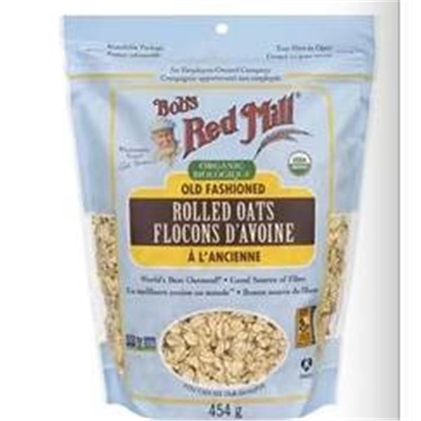 Bob's Red Mill Organic Rolled Oats 4x454g