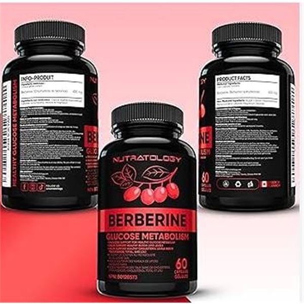 Nutratology Berberine Supplement 500mg - 60 count