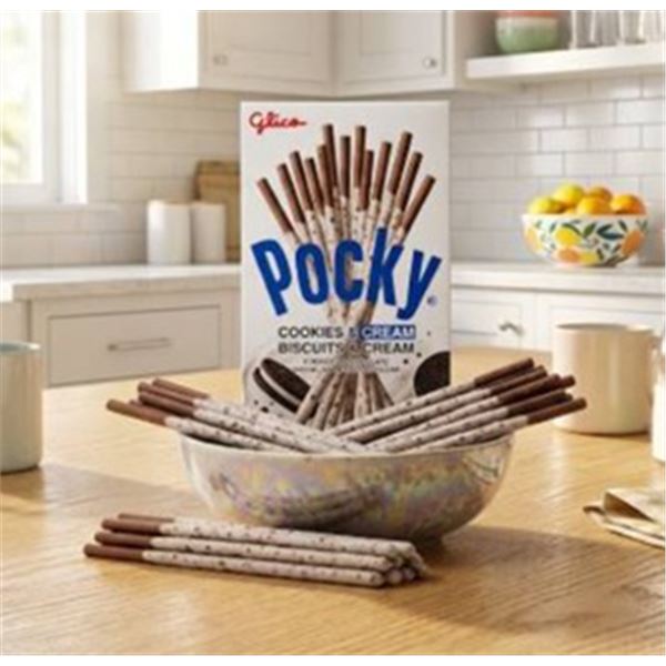 Glico Pocky Cookies & Cream 10 Packs