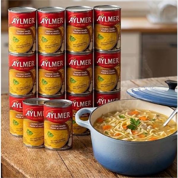 Aylmer Chicken Noodle Soup 12x284ml Cans