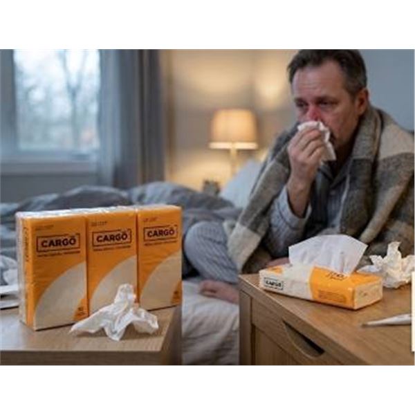 CARGO Facial Tissues 4-Pack 10ct Each
