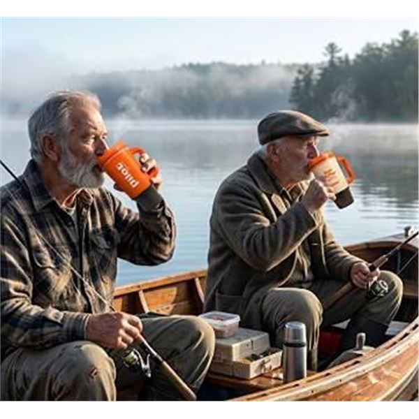 Lot of 2Â  Pilot PhilMor 24oz Travel Mugs