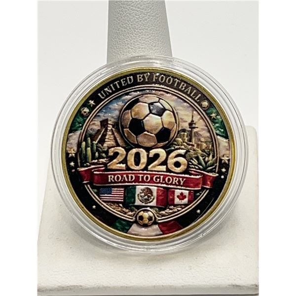 2026 Road to Glory FIFA USA/CANADA/MEXICO Commemorative Coin