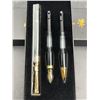 Image 3 : Black and Gold Fountain Pen Set with Extra Tips