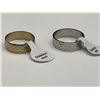 Image 3 : Stainless Steel Rings, Sizes 20 and 21