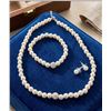 Image 1 : Faux Pearl Necklace & Earring set